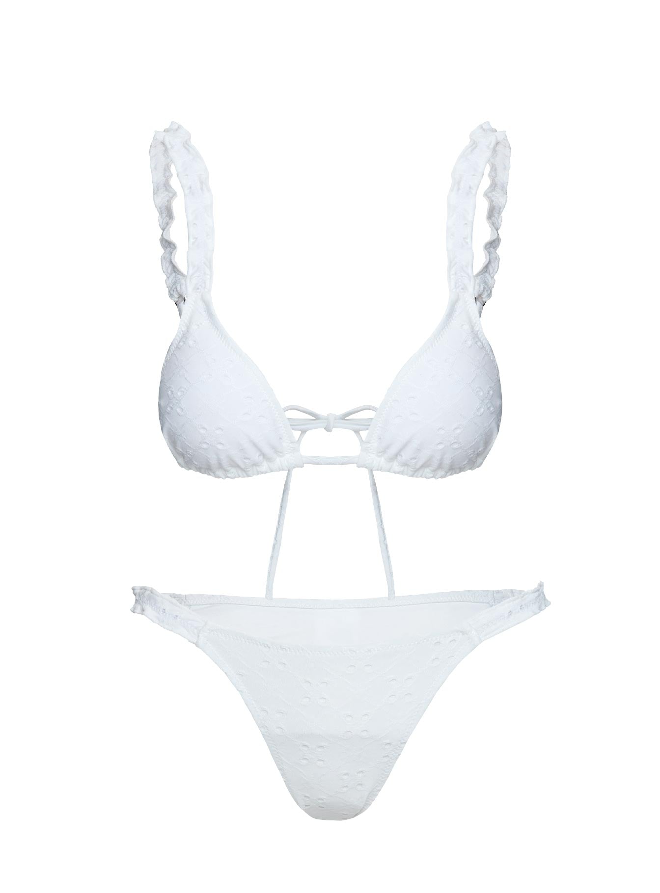Hot Stuff Bikini Bottoms White
