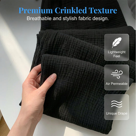 🥳2026 HOT SALE🥳Women’s Elastic Waist Cotton Loungewear Pants