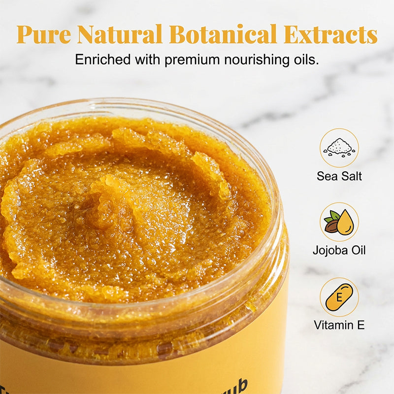 🥳 HOT SALE 2026 💞 70,000+ SOLD! Turmeric Exfoliating Body Scrub
