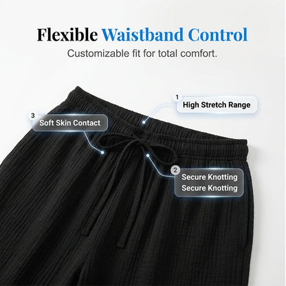🥳2026 HOT SALE🥳Women’s Elastic Waist Cotton Loungewear Pants