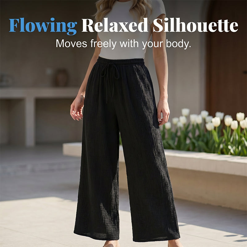 🥳2026 HOT SALE🥳Women’s Elastic Waist Cotton Loungewear Pants
