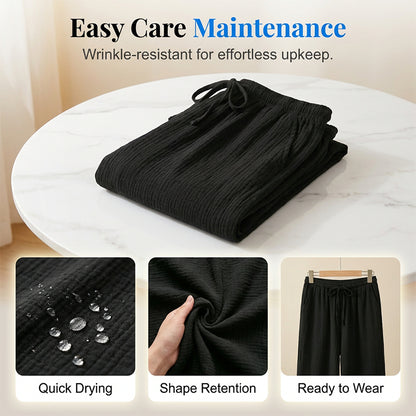 🥳2026 HOT SALE🥳Women’s Elastic Waist Cotton Loungewear Pants