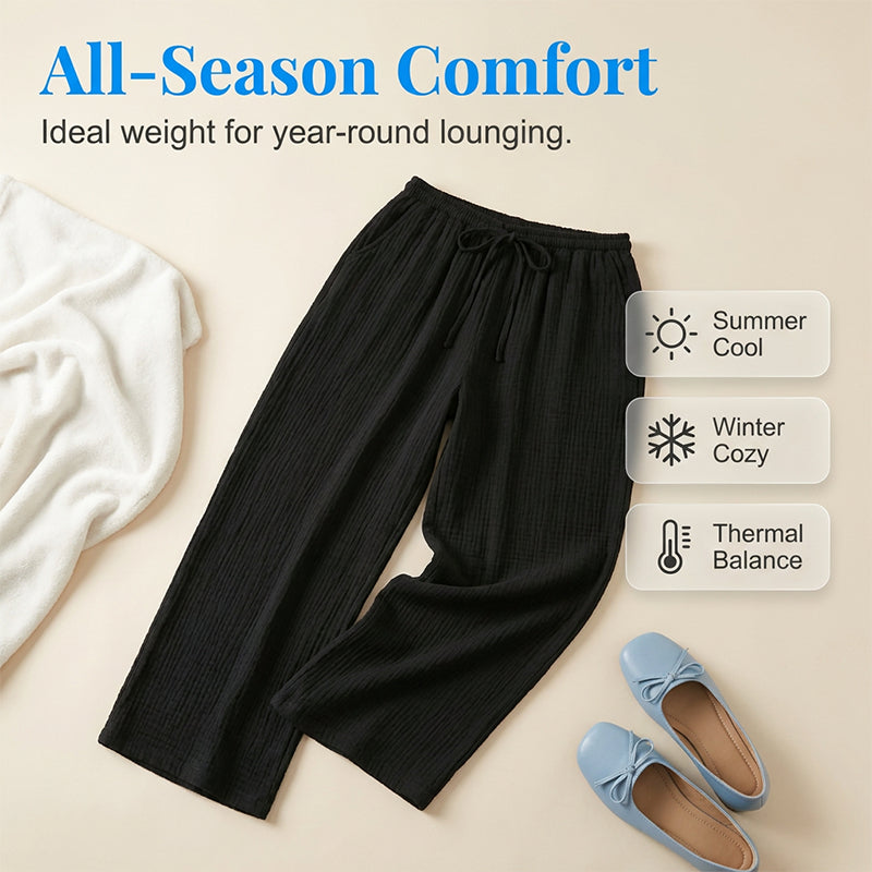 🥳2026 HOT SALE🥳Women’s Elastic Waist Cotton Loungewear Pants