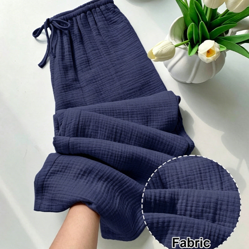 🥳2026 HOT SALE🥳Women’s Elastic Waist Cotton Loungewear Pants