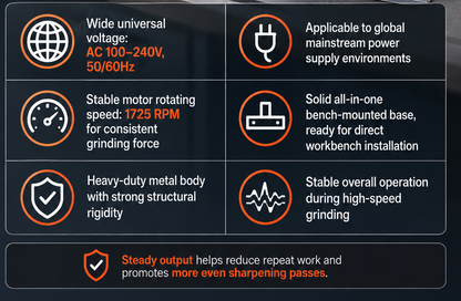 Electric Lawn Mower Blade Sharpener