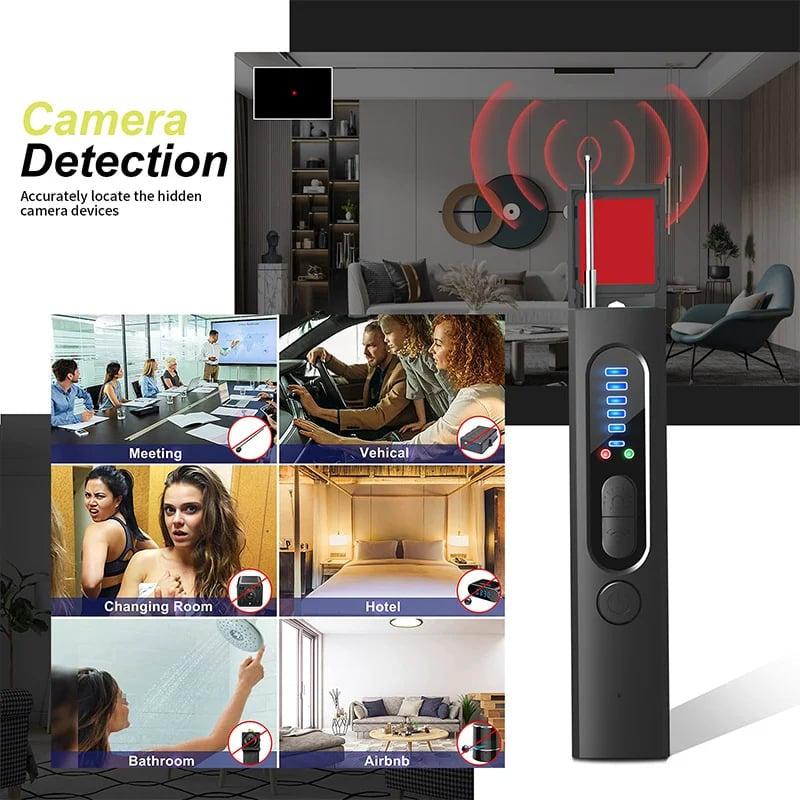 🕵️‍♂️ 50% OFF NOW! ✨ Shadow X Pro™ - Hidden Camera & GPS Detector with 5 Search Modes and LCD Screen for Personal Protection 📡🔒